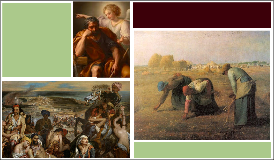Neoclassicism, Romanticism, Realism and pre - Raphaelite Brotherhood